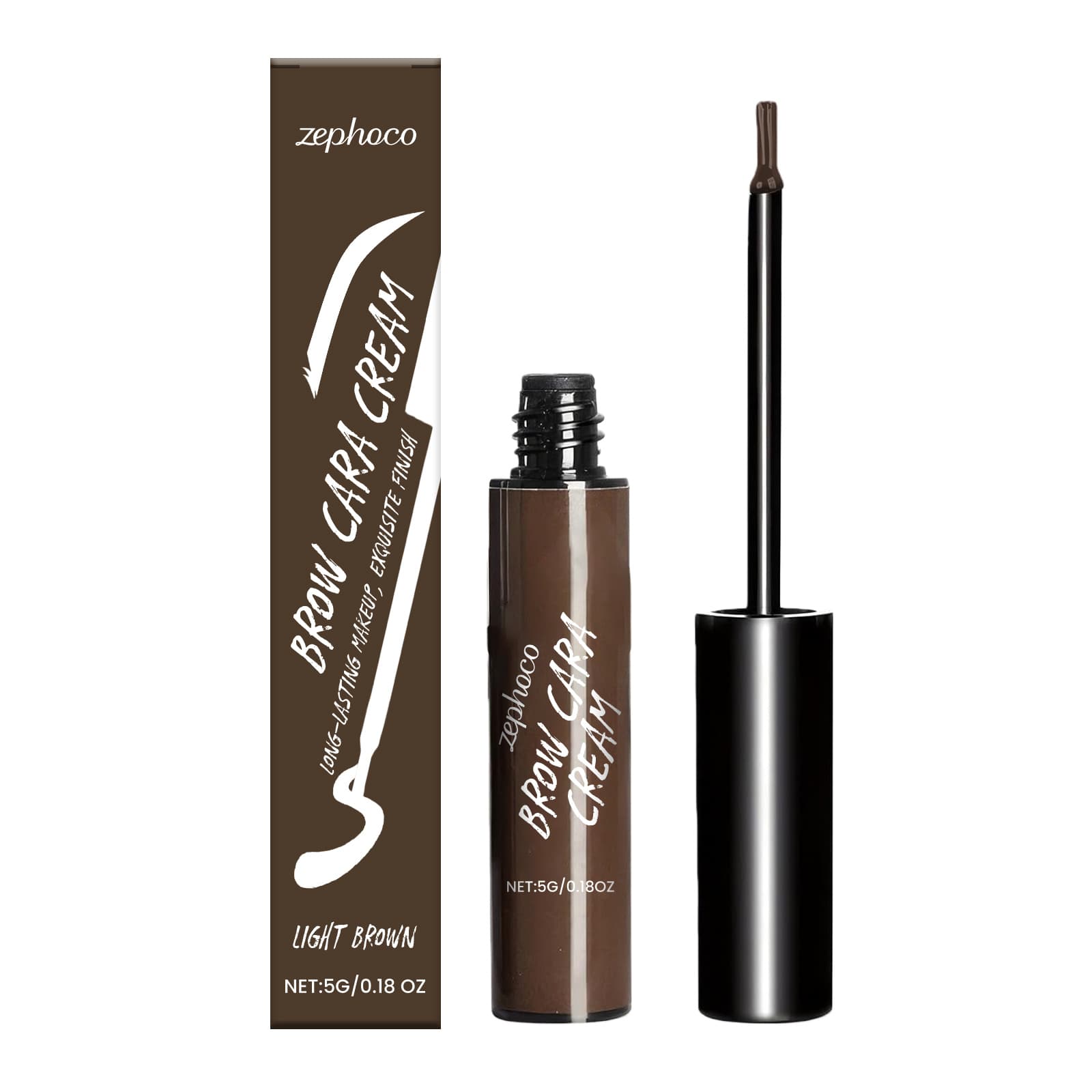 Zephoco Brow Cara Cream, 5g, Natural Color Development, Care Cream for Daily Use