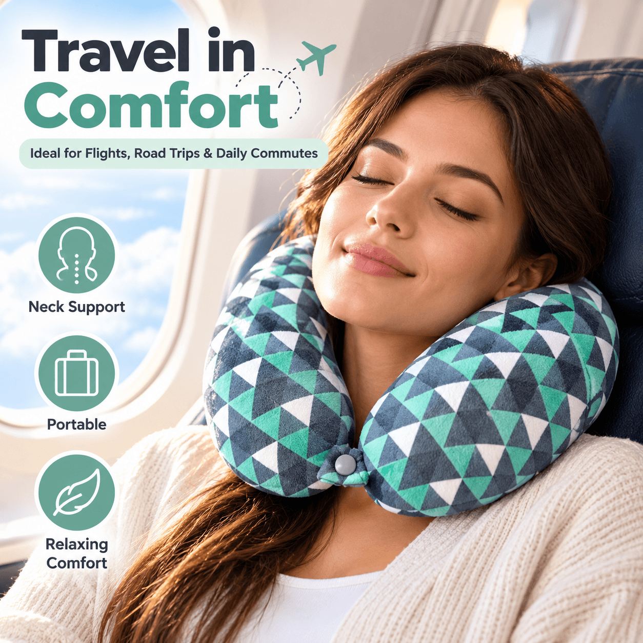 Pack Of Cushions Of Cuello For Viaje With Designs Decorados And Assorted