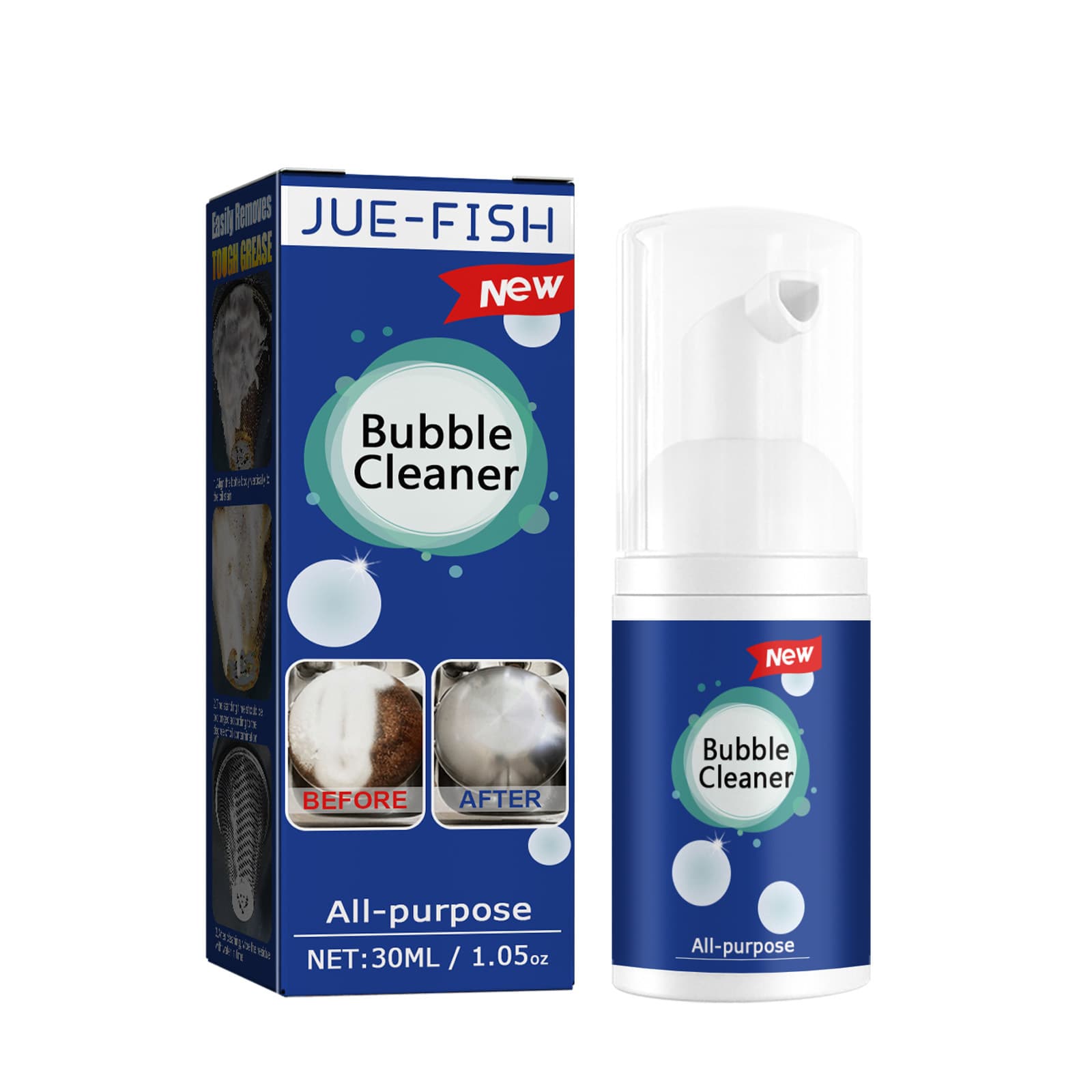 Strong Oil Pollution, 30ml, Foam Cleaning, Cleaning Agent for Home Cleaning