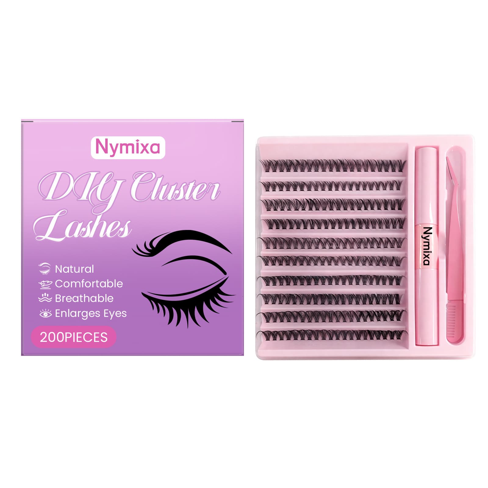 Nymixa DIY Cluster Lashes for Daily Use