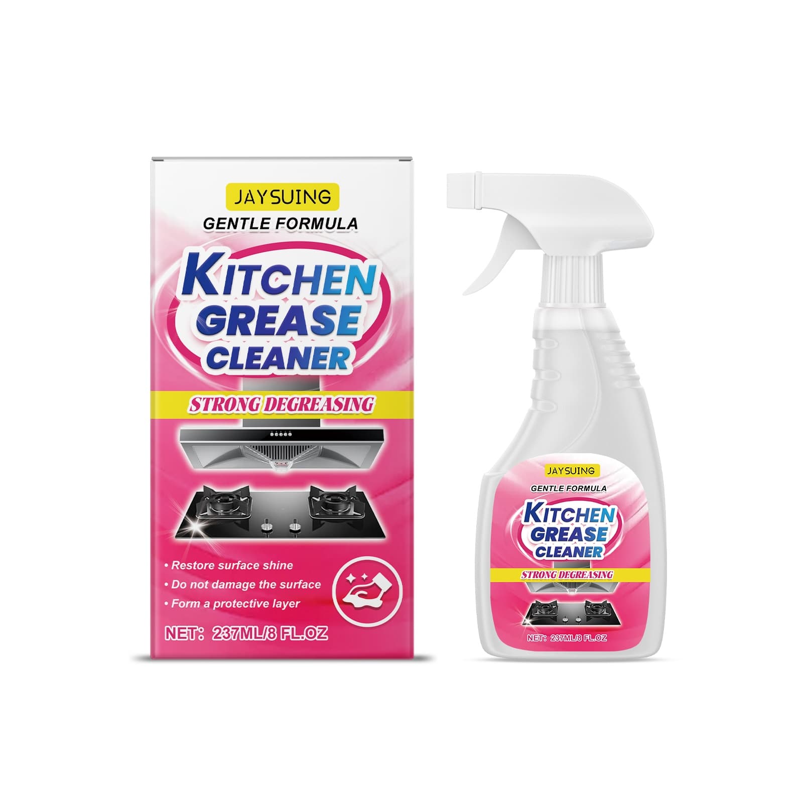 Kitchen Grease Cleaner, 237ml, Kitchen Cleaning, Cleaning Agent for Home Cleaning