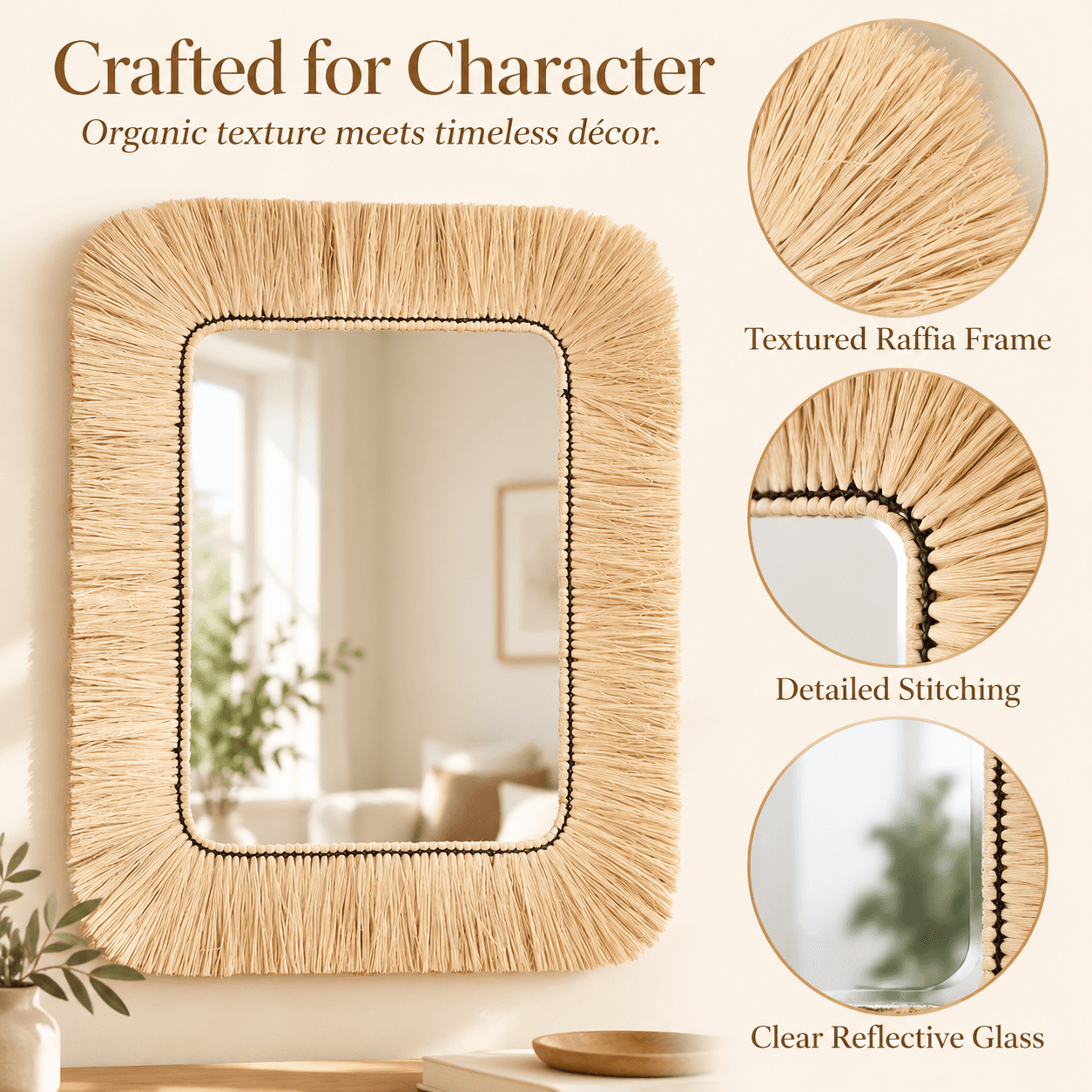 Mirror Rectangular Sencillo From The Brand Giftdecor, Ideal For Complement The Decoration Of Its Home
