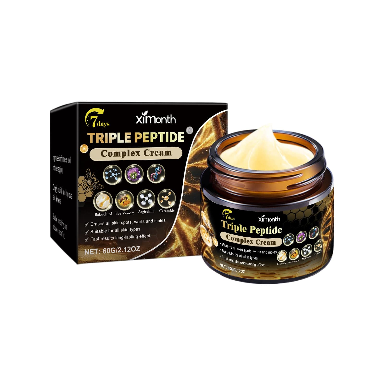 Bee Venom Skin Care Cream, 60g, Skin Care Product for All Skin Types