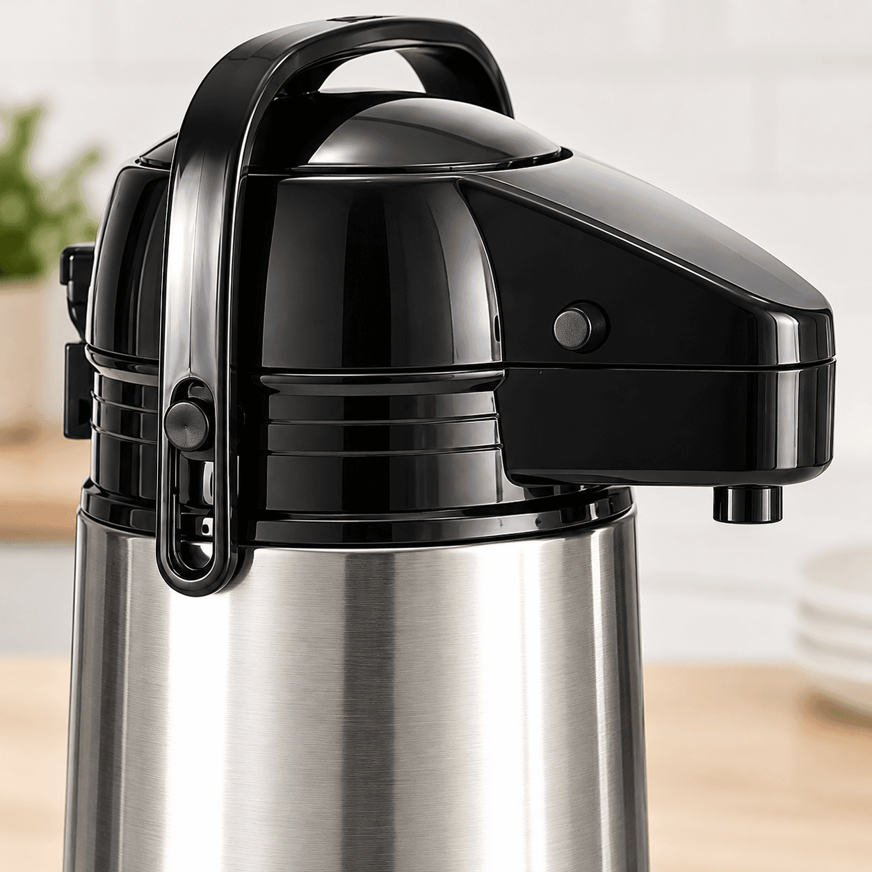 Termo With Grifo Of Stainless Steel From The Brand Kinvara, Designed To Keep The Temperature Of Their Beverages Efficiently