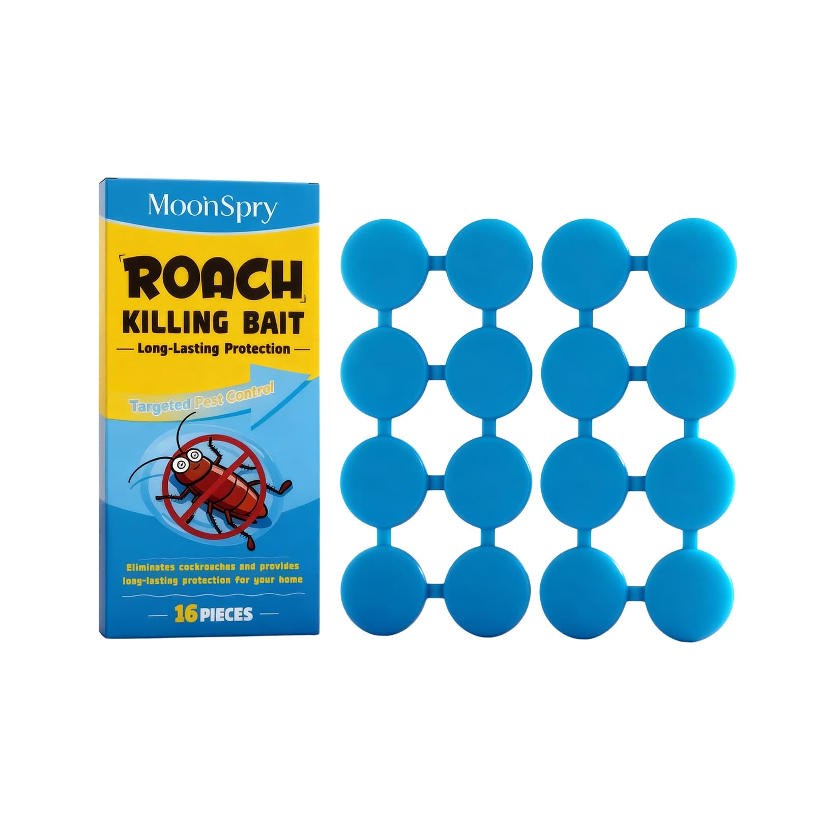 Cockroach Bait Patch, 16pcs, Care Patch for Daily Use