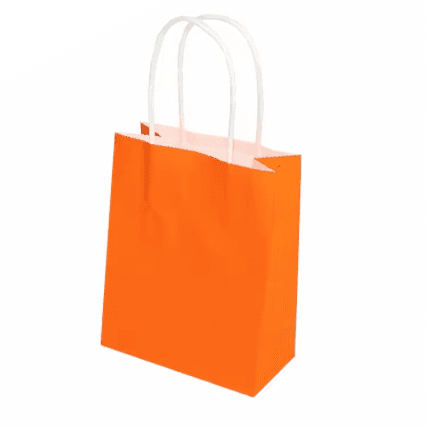 Mini Small Kraft Paper Bag With Handles Festival Gift Bag High Quality Candy Shopping Bags