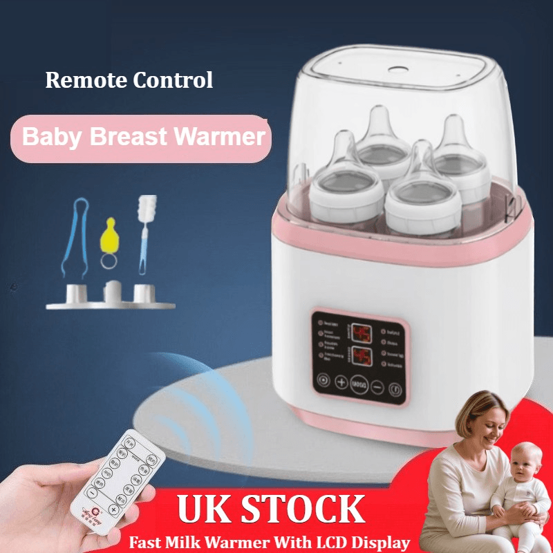 Baby Bottle Warmer Remote Control Steriliser Fast Milk Warmer With LCD Display