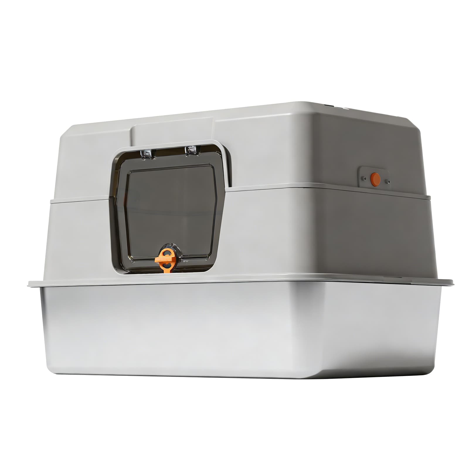 Only Self Pickup---Fully Enclosed Stainless Steel Cat Litter Box