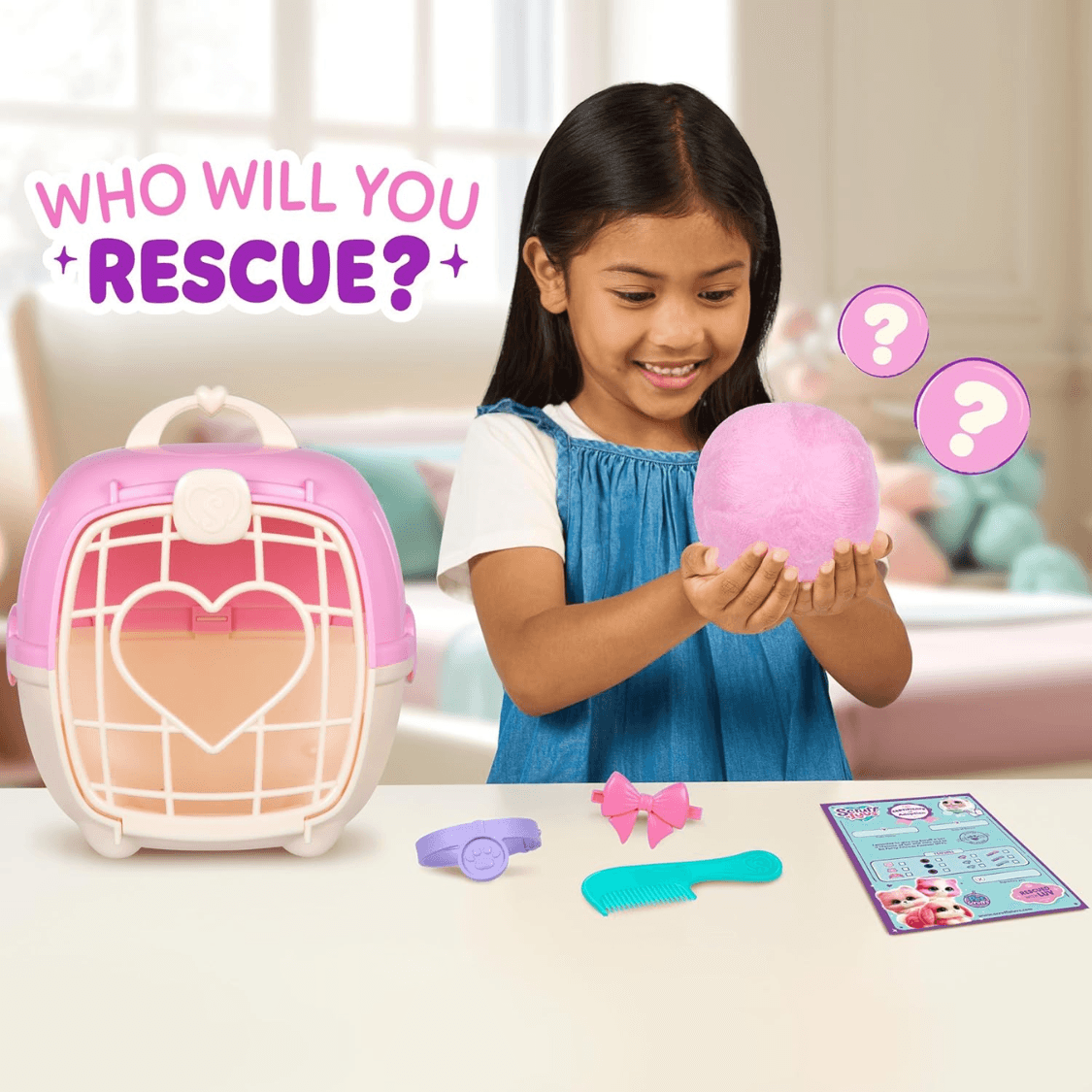 Surprise Pet, Mystery Plush Toy, Wash To Reveal Wash To Reveal 1 Of 3 Rescue Pets