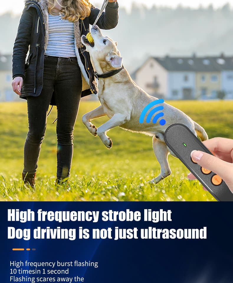 Ultrasonic Dog Repeller & Anti-Bark Device