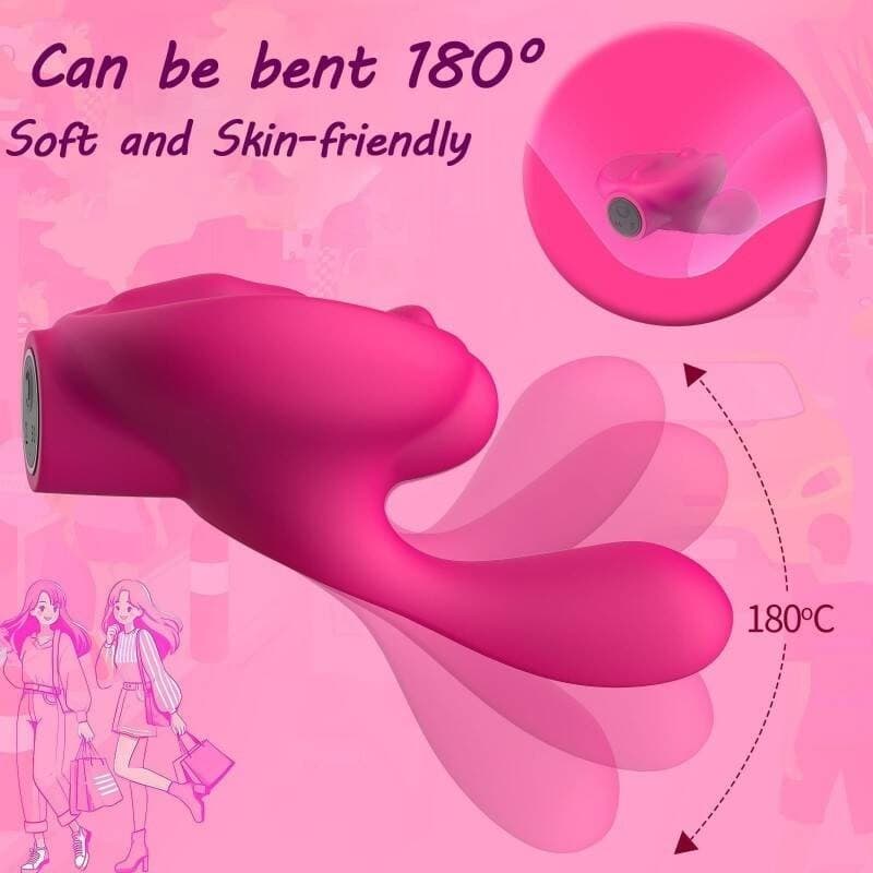 Rabbit Vibrator For Women Dual Stimulation G Spot And Clitoris Vibrator With 10 Powerful Vibration Modes Soft Silicone Body Flexible Bendable Design For Intense Pleasure