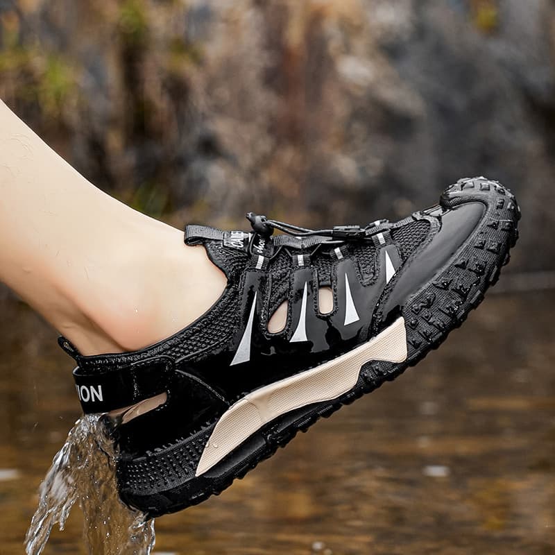 Men's Casual Sandals, 2026 New Summer Breathable Mesh Hollow Out Clogs, Fashion Slide Sandals