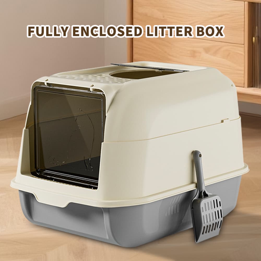 Only Self Pickup---Double-door Cat Litter Box