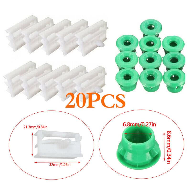 20x Clips For BMW Side Sill Skirt Trim Moulding Grommet E36 E46 E90 E91 3Series