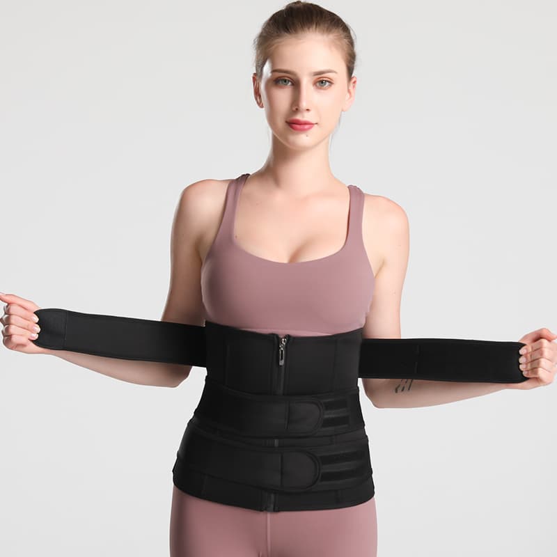 Sweat Waist Trainer For Women, Neoprene Waist Trimmer Belt With Triple Compression, Tummy Control Sauna Band For Workout Fitness Gym