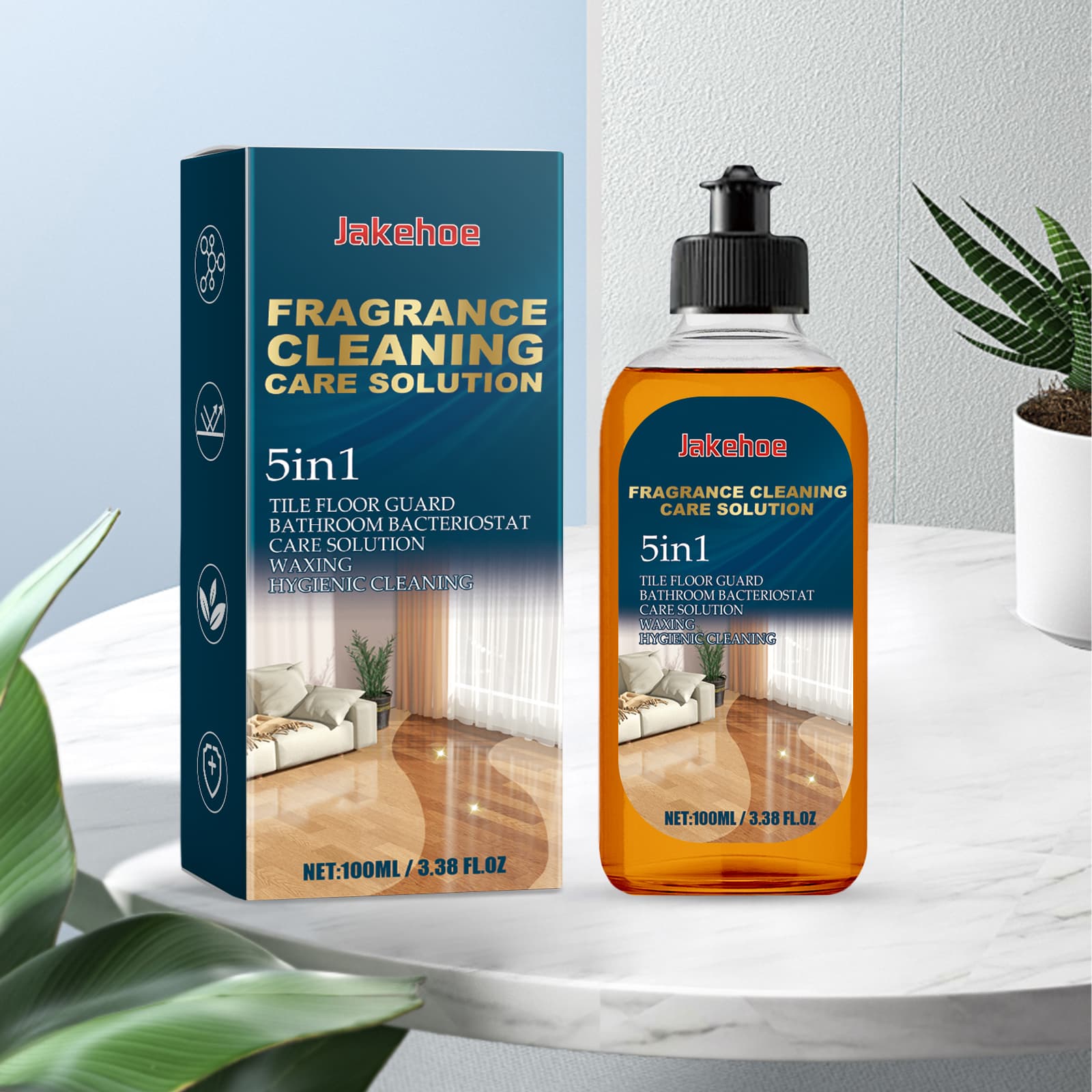 Floor Cleaner 1 0 0ml-box, Household Floor Tile Care, Clean And Glossy, Stain Removal, Fragrance Retention Cleaning Solution