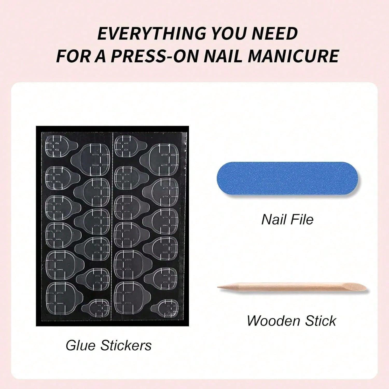 24Pcs Medium Almond Press On Nails, Glossy Red With White Heart Pattern Reusable False Nails For Women Daily Wear