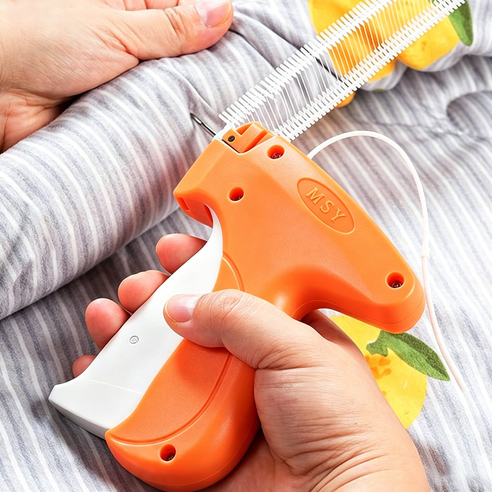 Tagging Gun Designed For Clothing Price Tags Features An Ergonomic Handle And Smooth Trigger To Ensure An Easy And Efficient Labeling Process For Retail Staff And Boutique Owners