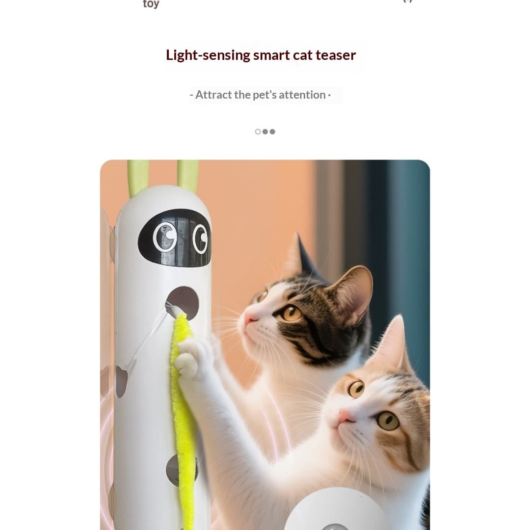 Interactive Electric Self-Play Cat Teaser Wand