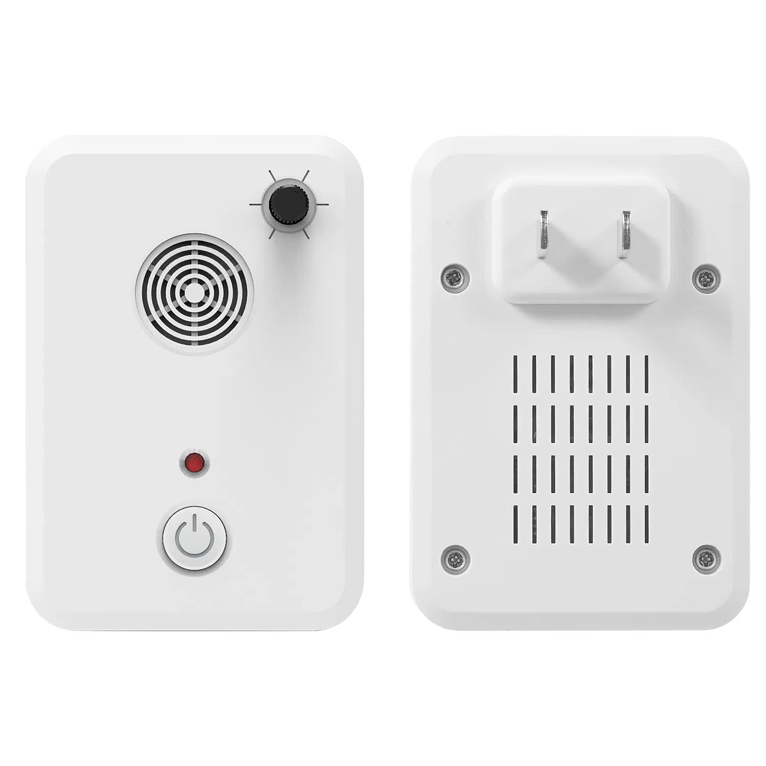 4 Packs Ultrasonic Pest Repeller, 1-75KHz 6 Adjustable Levels for Bats Birds Mice, Humane Indoor Pest Control