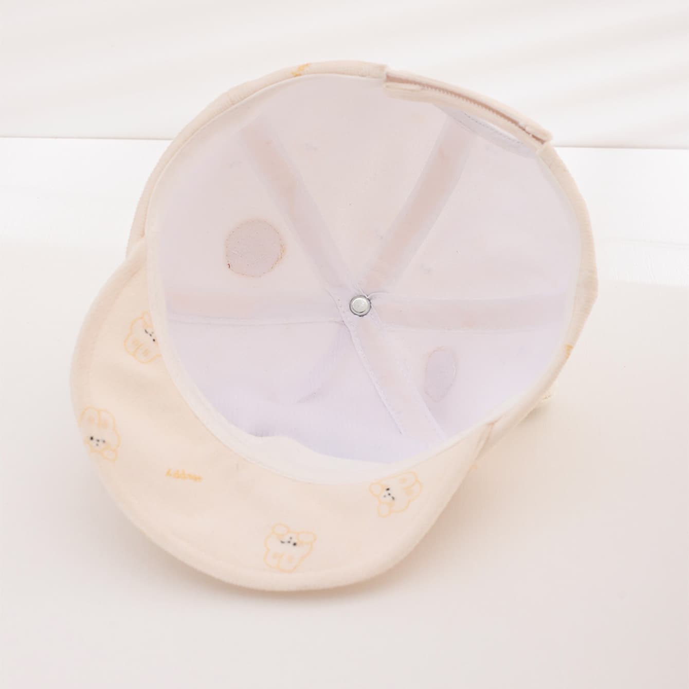 Fall Gender-neutral Three-dimensional Cartoon-style Ears With Glasses Decoration For Baby's Daily Cute Outfit Hat