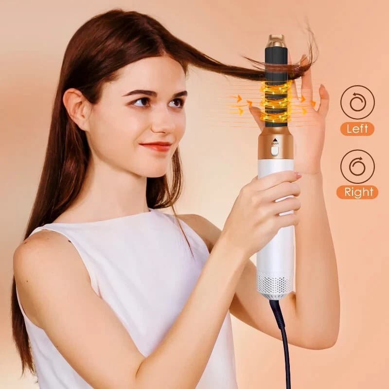 5 In 1 Professional Hair Curler Dryer Styler Curler Straightner Hot Air Brush