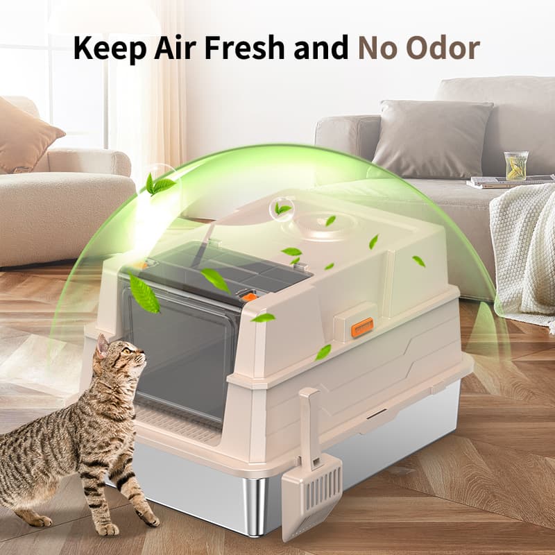 STAINLESS STEEL CAT LITTER BOX BIG SIZE