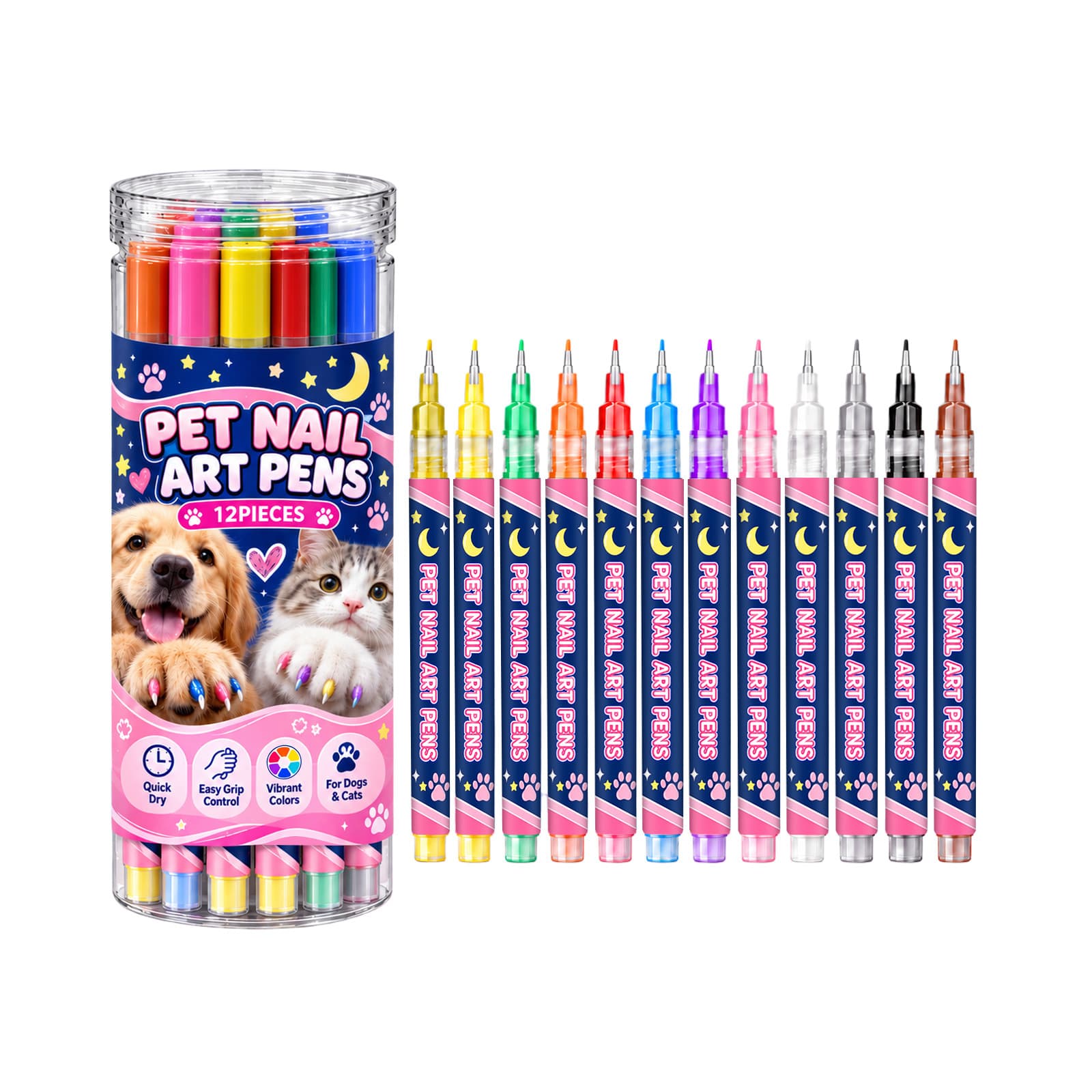 Pet Nail Art Pens Available In Multiple Colors