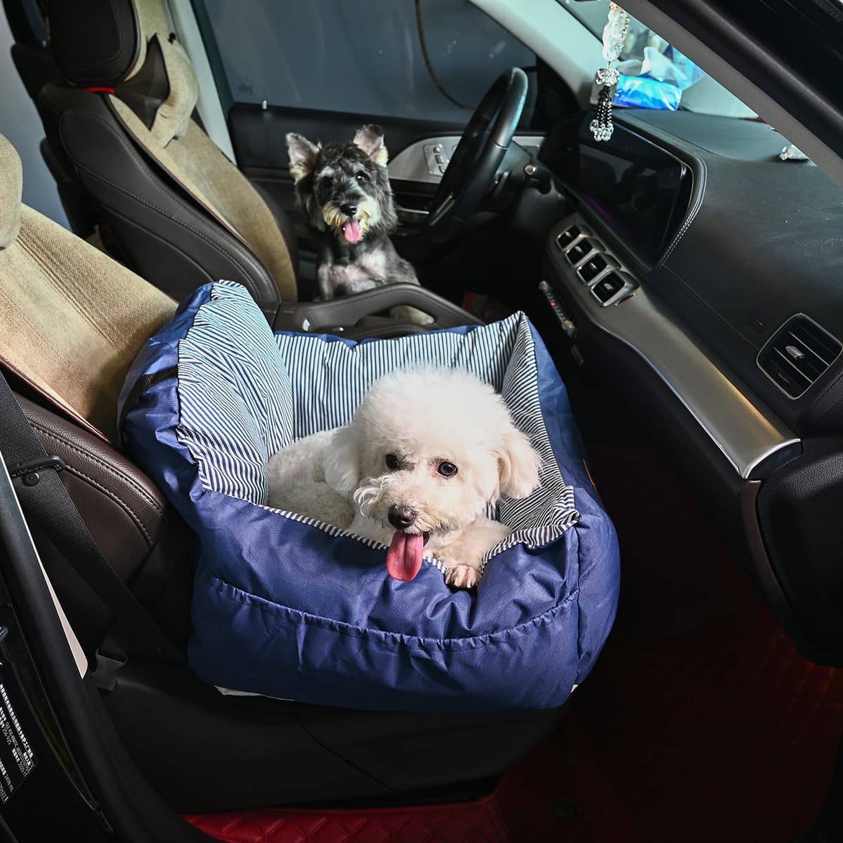 Simple-style Car Dog Bed Pet Car Seat
