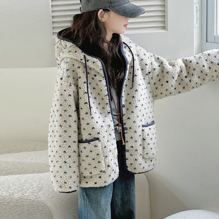 Children's Western-Style Autumn And Winter Quilted Thickened Furry Sweater