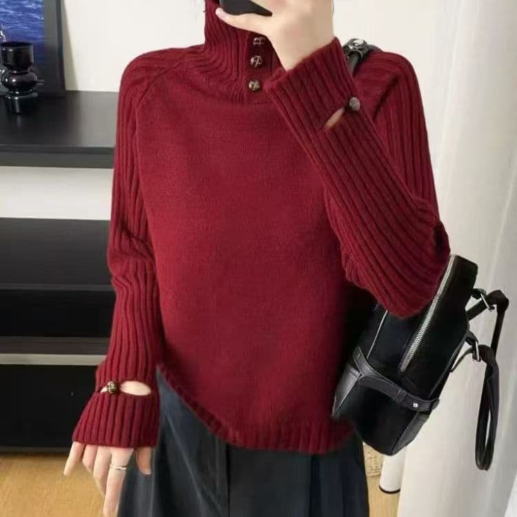Casual Bottoming Shirt Loose Pullover Women