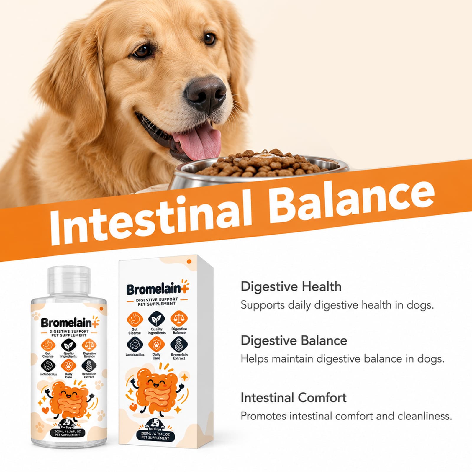 Canine Gastrointestinal Care Solution For Gentle Cleansing