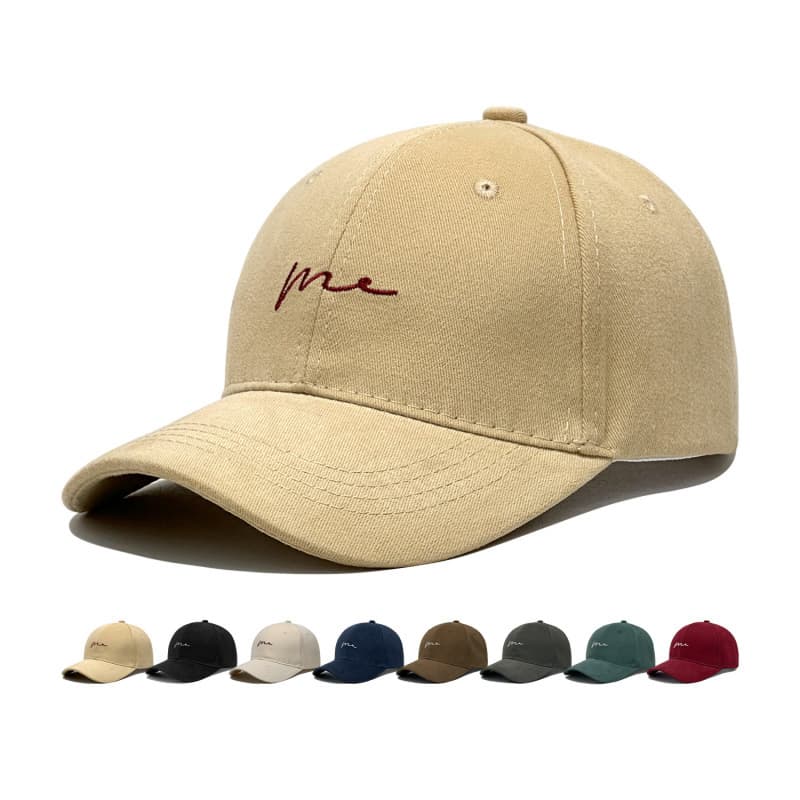 Embroidered Multi-color Optional Men's And Women's Lovers Wild Peaked Cap