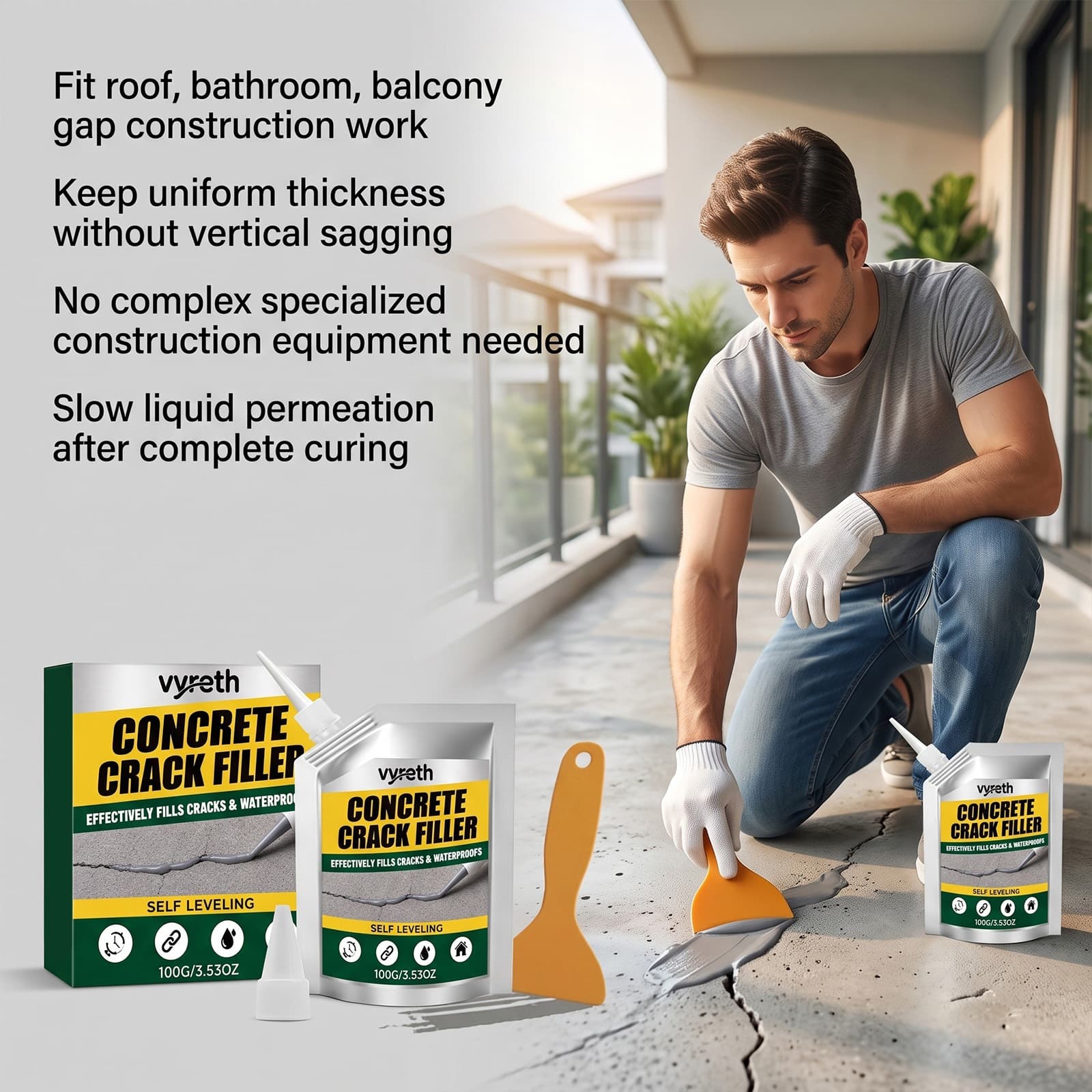 Daily Multi-purpose Waterproof Sealant Slippers