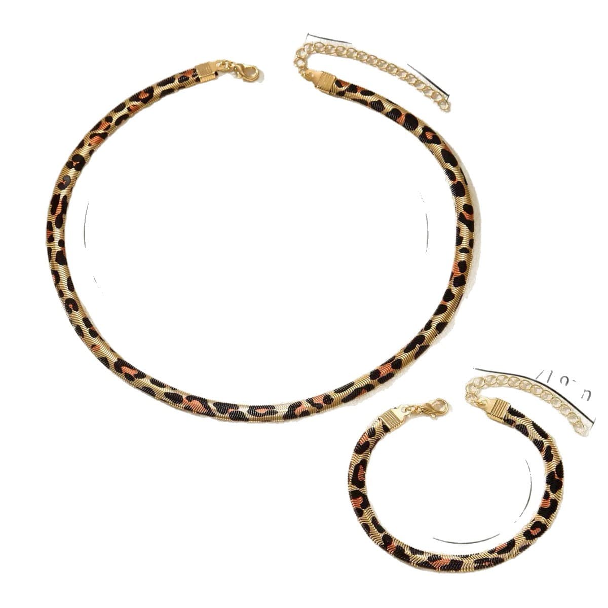 Chain Flat Snake Chain Personalized Versatile Jewelry Set