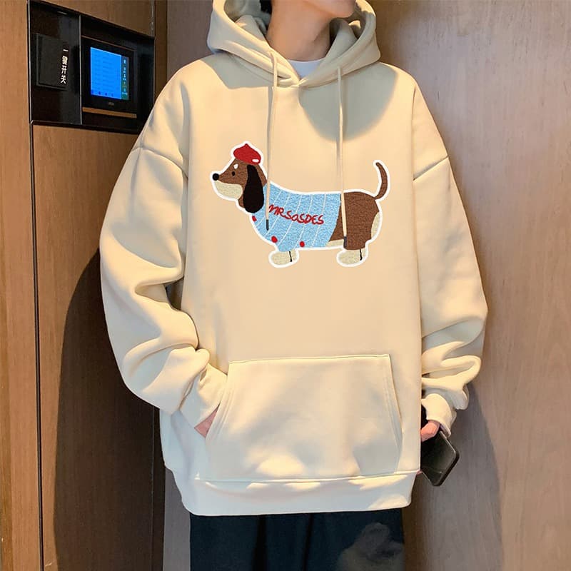 American-style Casual Mens Top Hoodie