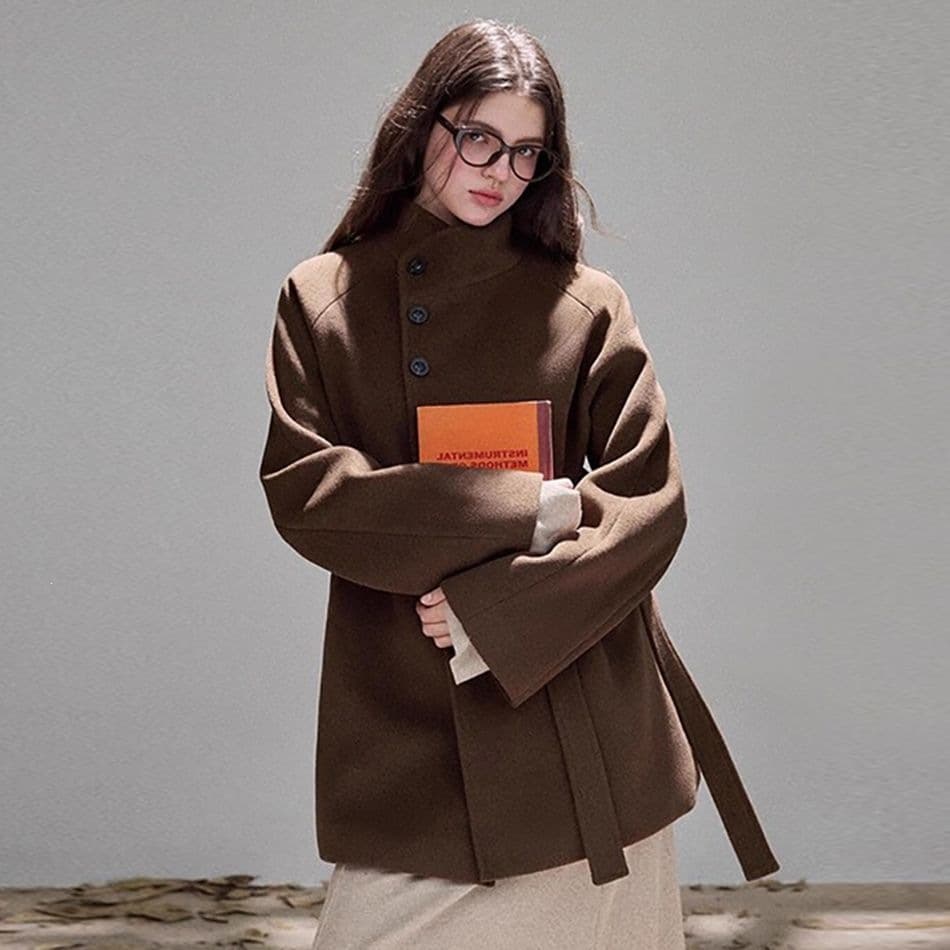Soft Mid-length Wool Coat
