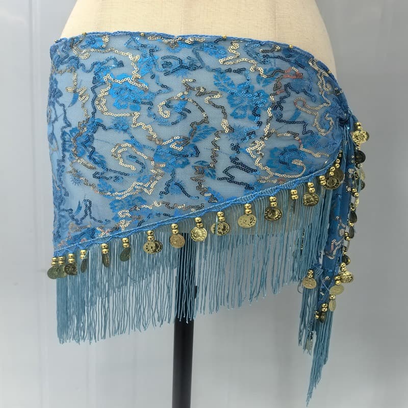 Cross-border New-style Sequined Belly Dance Short Skirt