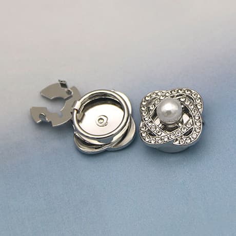 French-style Buttoned Shirt Collar Metal Cufflinks