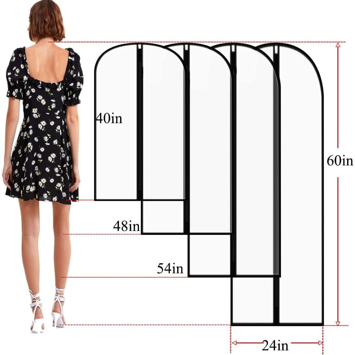 Household Large Garment Fully Enclosed Hanging Dust Cover