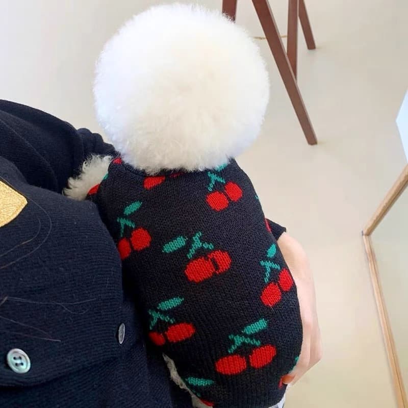 Pet Knitted Sweater For Teddy Bichon Frise, And Small Puppies