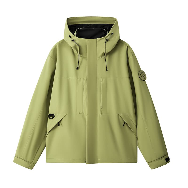 New Unisex Co-ed Hooded Shell Jacket