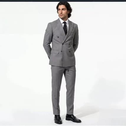 Men's Business Wedding Suit Solid Color