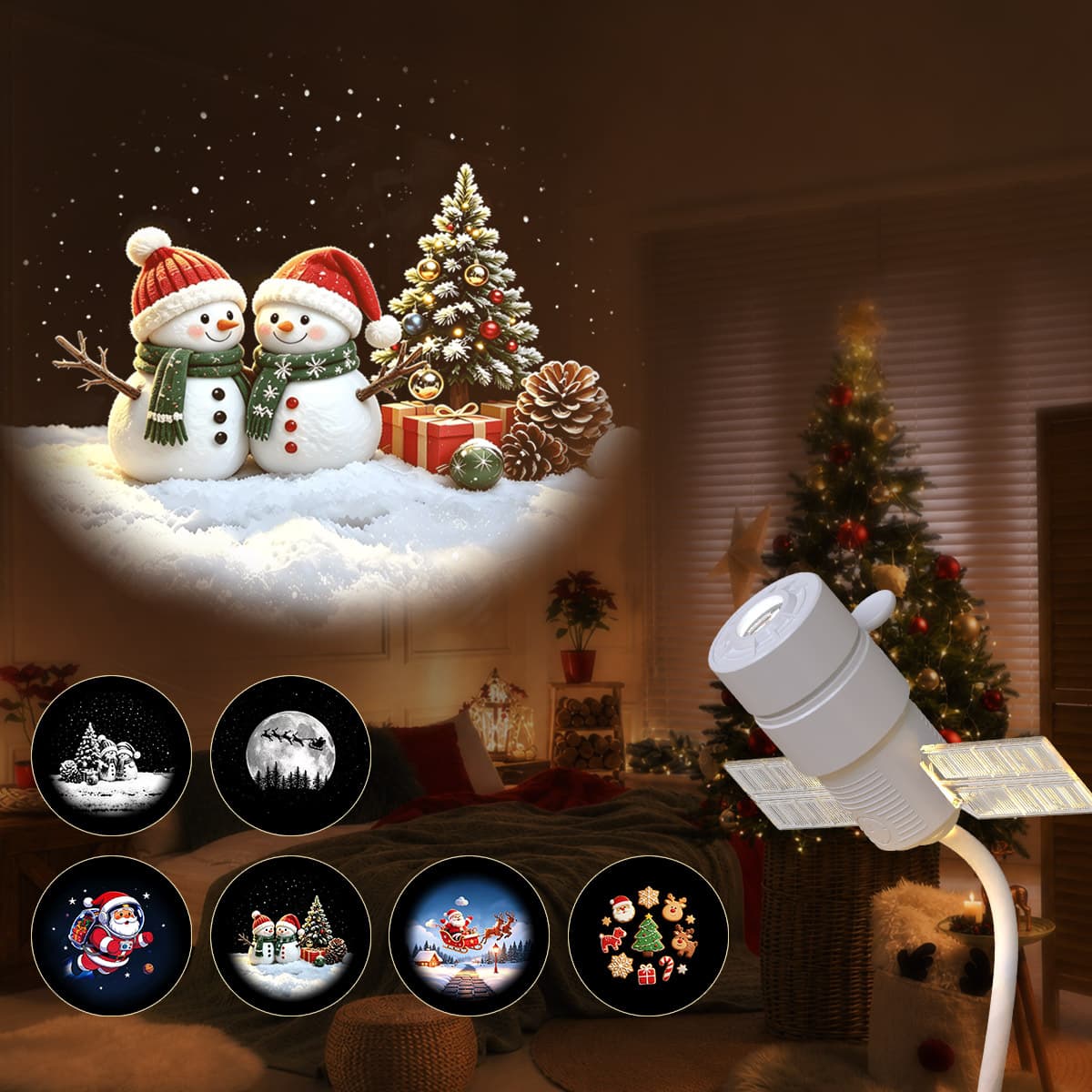 Christmas Living Room Starry Sky Projection Night Light