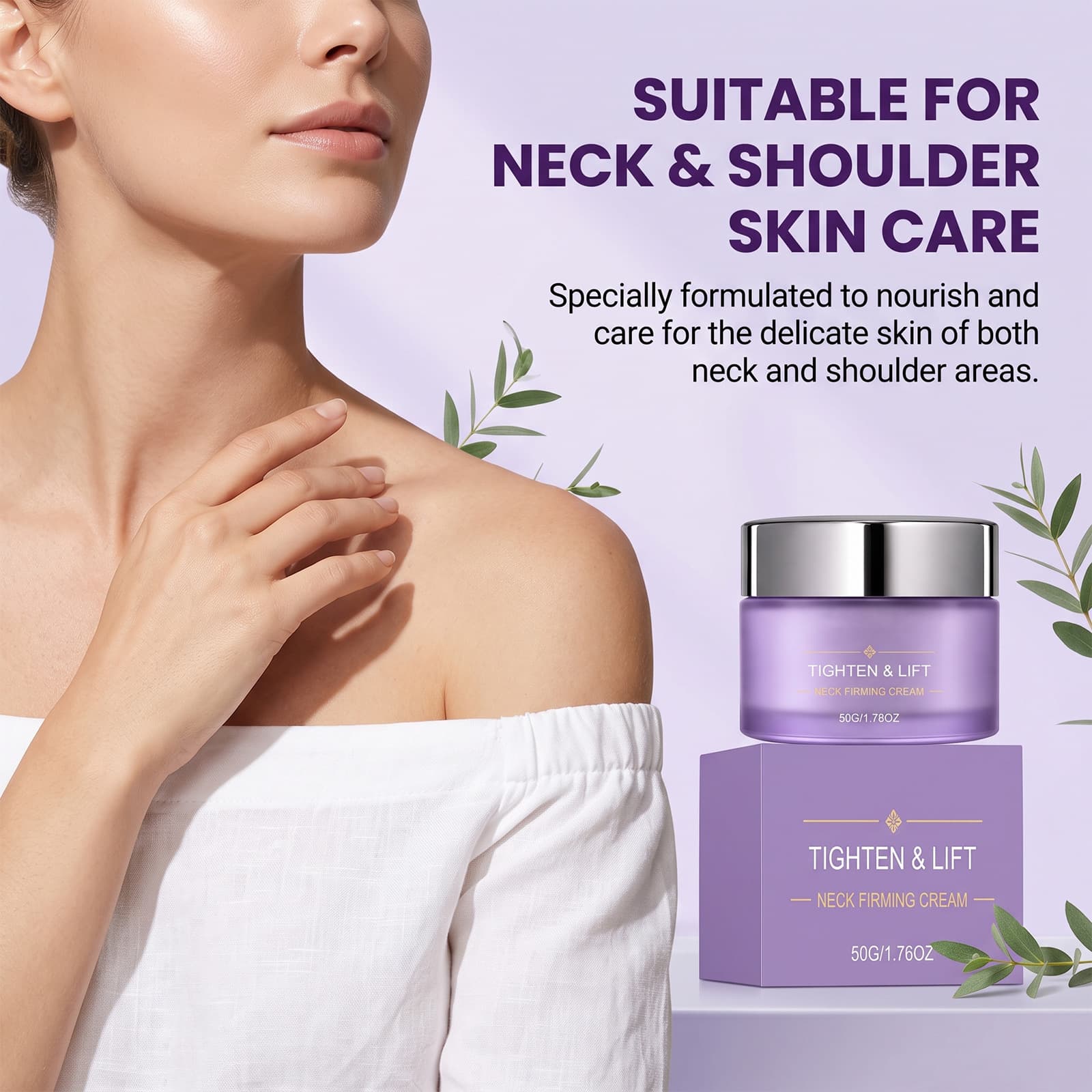 Moisturizing Neck Cream Gently Cares For Neck Skin And Is Easily Absorbed