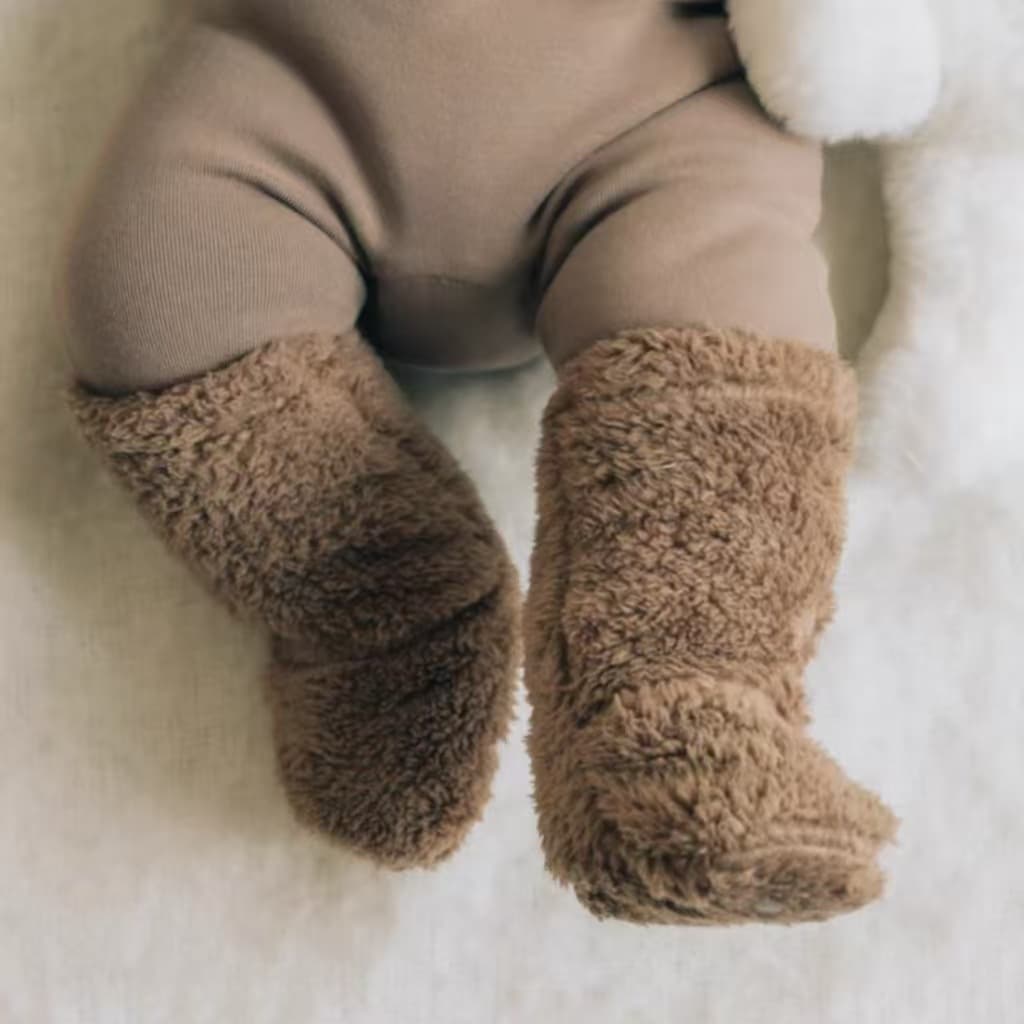 Baby Foot Covers Thickened Warm Shoe Covers Foot Protectors Baby Winter Sock Covers