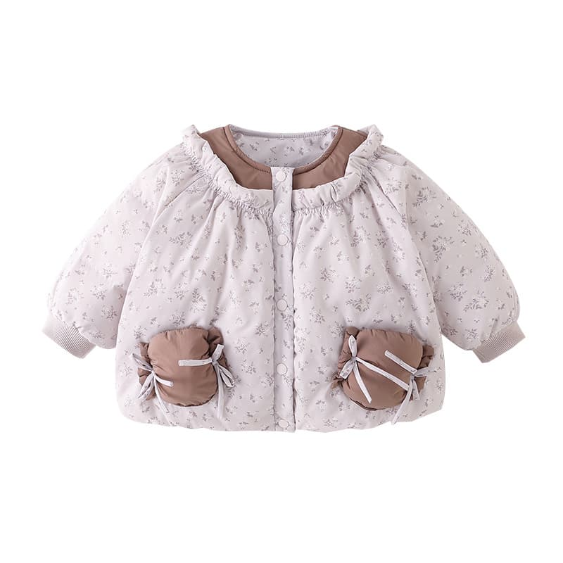Lightweight Down Jacket For Baby Girls Warm Outerwear