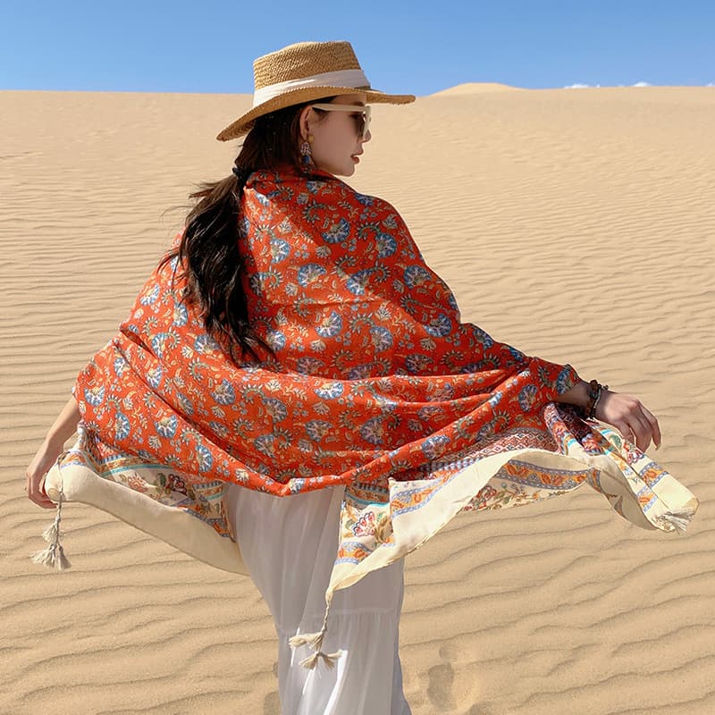 Summer Shawl Sun-protection Comfortable And Breathable Scarf