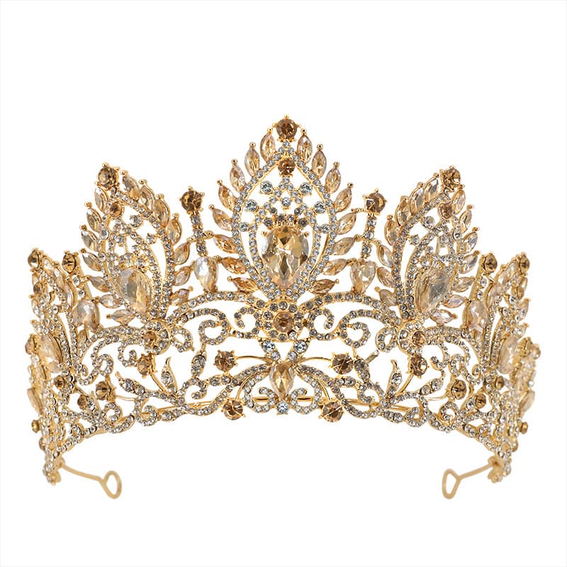New Crystal Crown Headdress Bridal Hair Accessory High-end Japanese And Korean Style