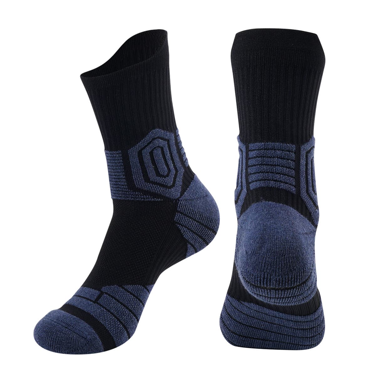 Mens Basketball Socks With Random Pile Thickened Non-slip And High-top